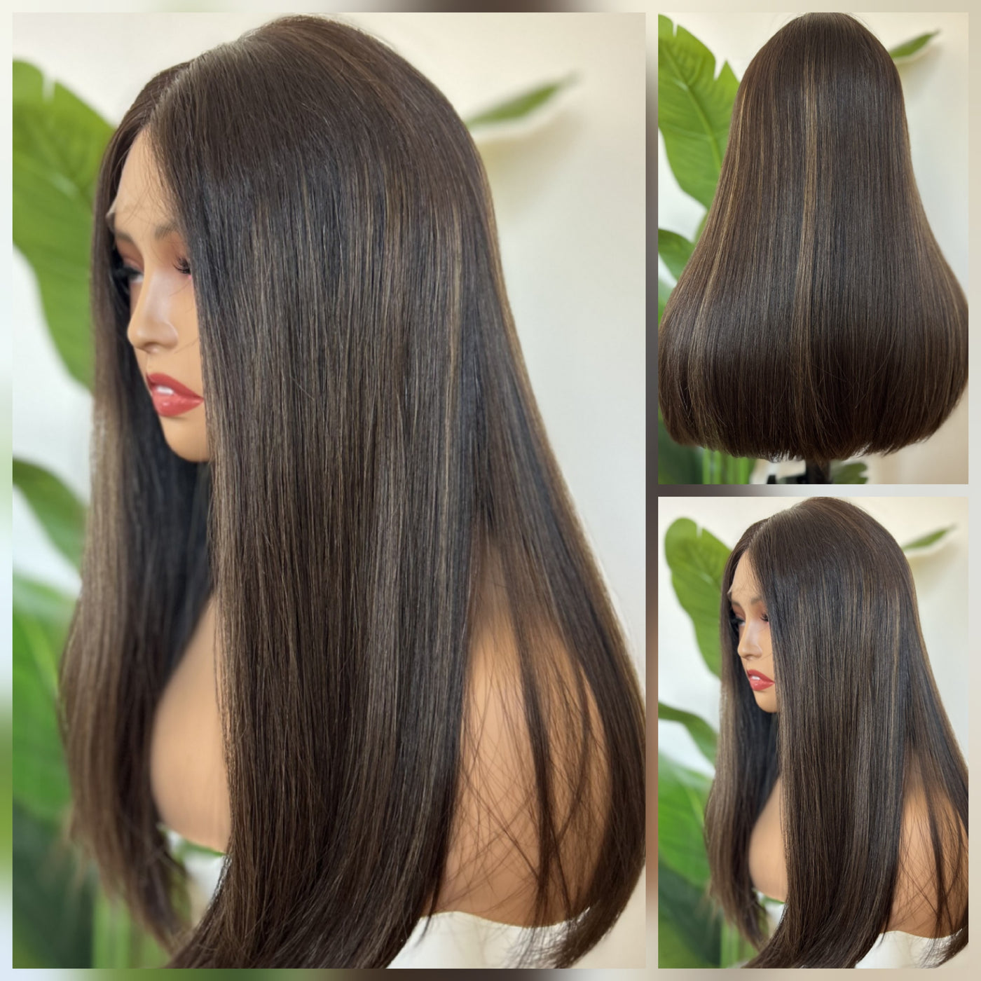 Straight 13x4 Swiss Lace Wig