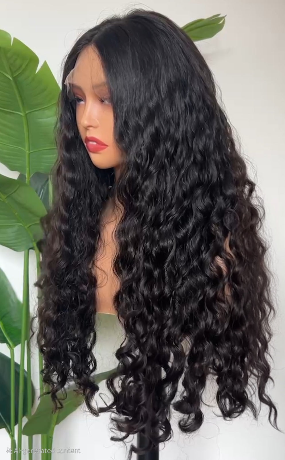 Curly 13x4 Swiss Lace Wig