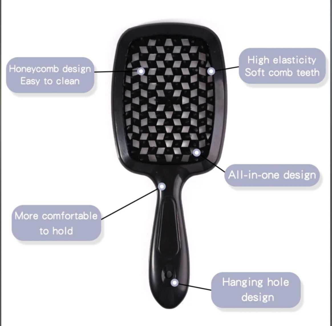 5Pc Hair Brush Set