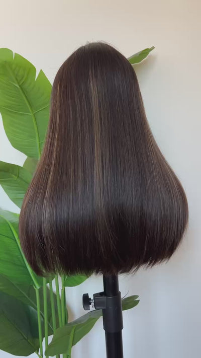 Straight 13x4 Swiss Lace Wig