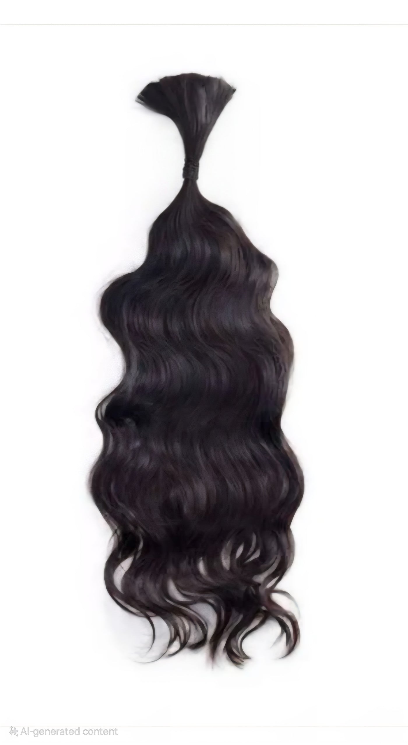 Raw Indian Wavy Bulk Hair For Braiding