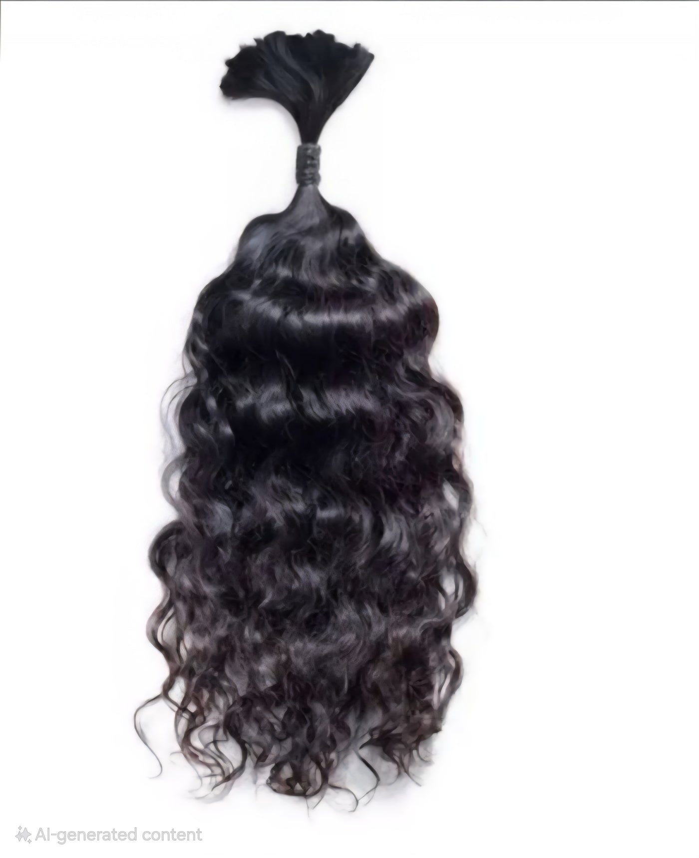 Raw Indian Curly Bulk Hair For Braiding